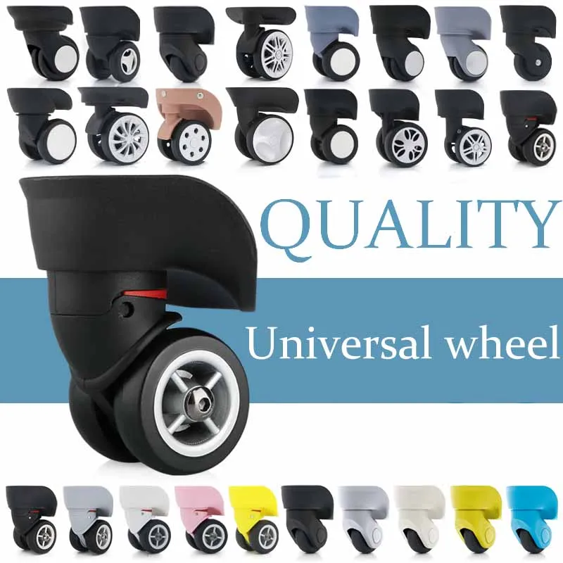 Top Trends: Universal Wheel Luggage Makeup Suitcase Accessories In Wheels Trolley Fashion Suitcase Accessory Rolling Wheels Repair Casters Shoppable Styles