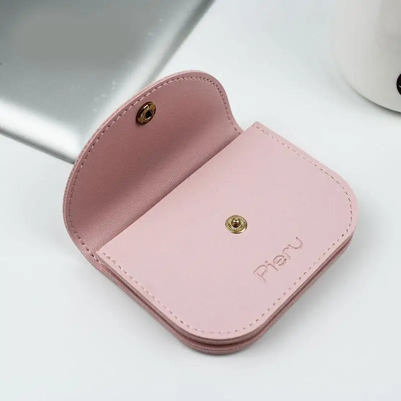 Top Trends: Cute Square Women PU Leather Coin Purse Clutch Zipper Business Wallet Bag Card Holder Small Money Bags Female Purse Wallet Shoppable Styles - Image 6