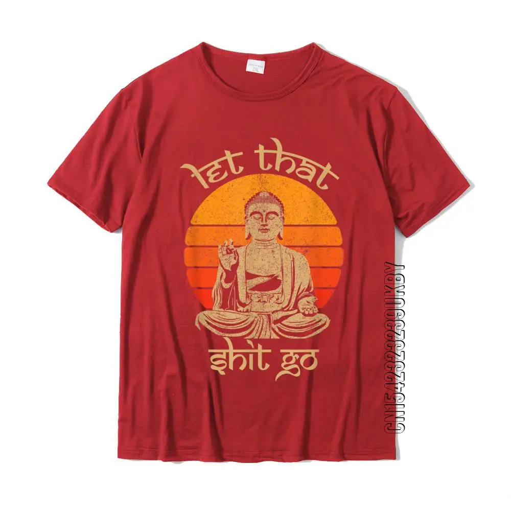 Top Trends: Funny Let That Shit Go Buddha Shirt Cotton Casual Tops Shirts New Coming Men T Shirt Design Shoppable Styles - Image 3