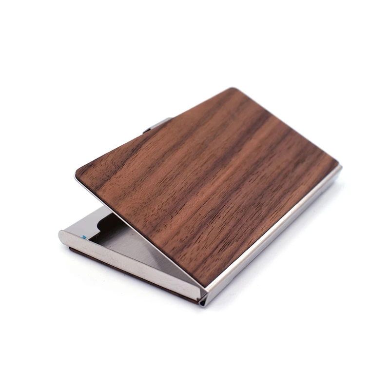 Top Trends: Professional Wood Business Card Holder Pocket Business Card Case Slim Business Card Carrier Business Card Holder Shoppable Styles