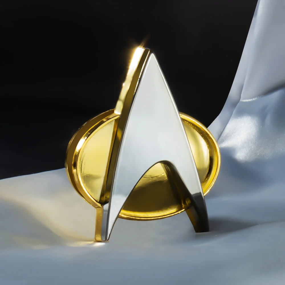 Top Trends: Trek The Next Generation Replica Communicator Badges Cosplay Costume Accessories Brooch Halloween Party Props Shoppable Styles