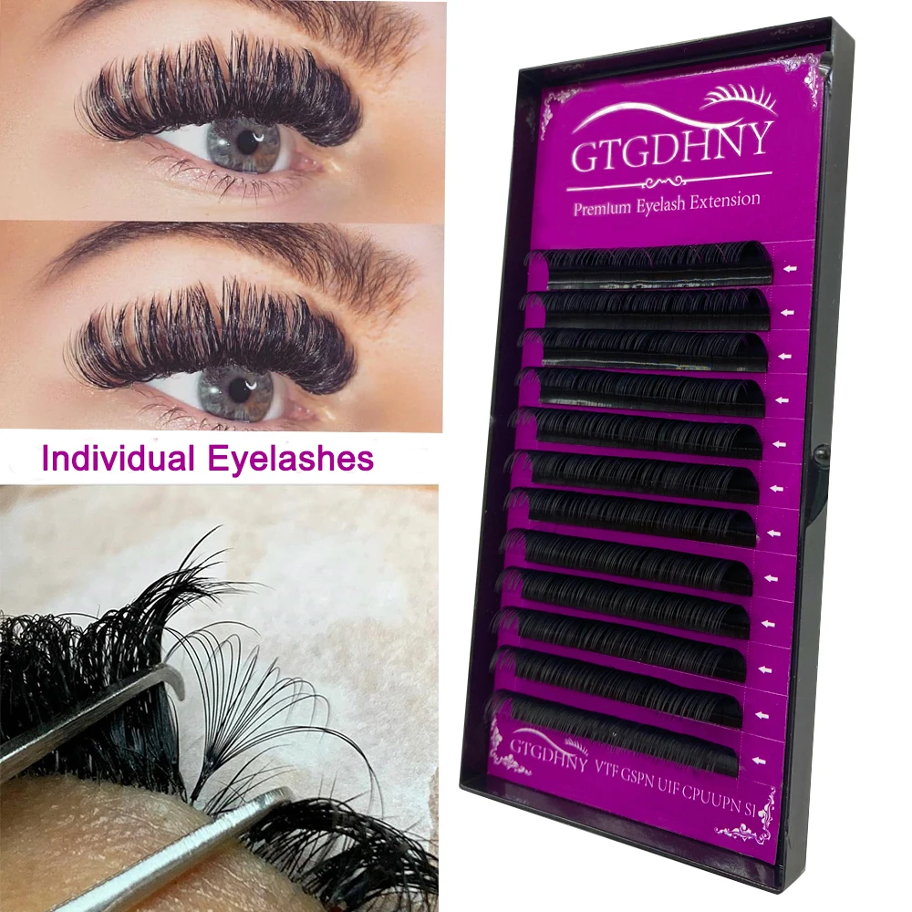 Top Trends: Individual Eyelash Extension Faux Mink False Eyelashes Artificial Lashes For Makeup HandMade Natural Lash Extension Supplies Shoppable Styles