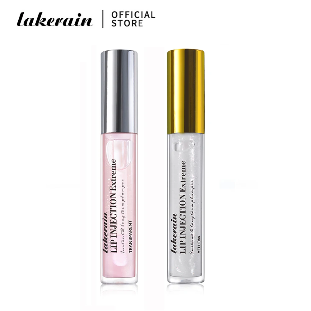 Top Trends: Lakerain 4ml Lip Care Serum Lip Plumper Gloss Increase Lip Elasticity Reduce Fine Lines Moisturizing Clear Lip Gloss Oil Shoppable Styles