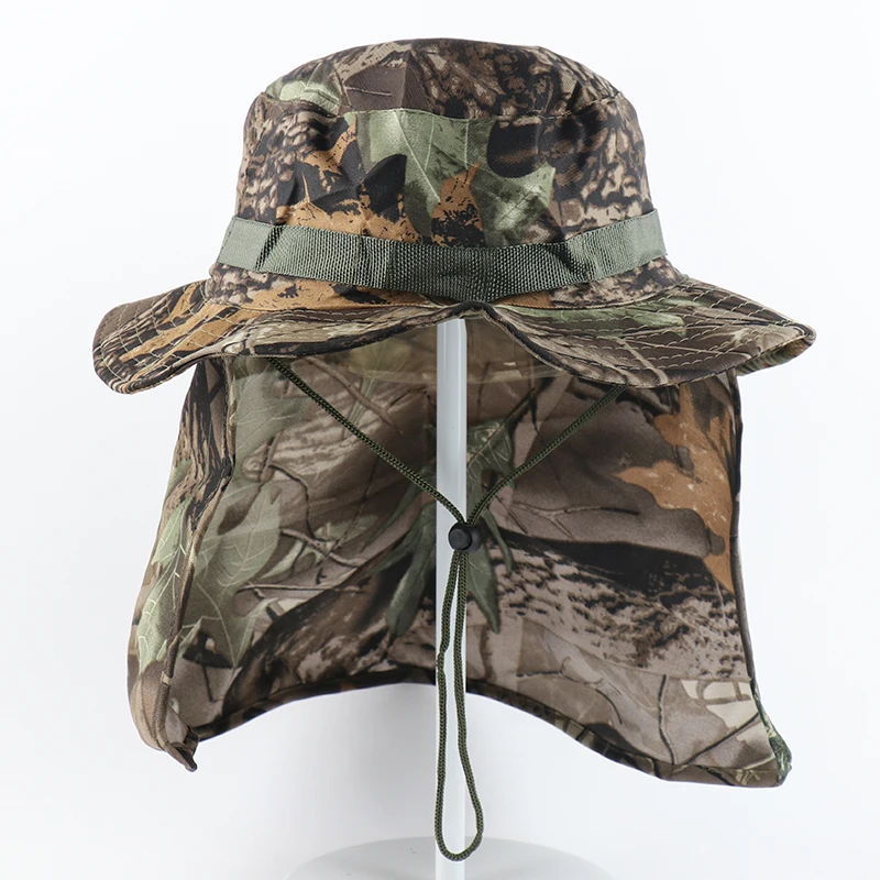 Top Trends: CAMOLAND Military Boonie Hats With Neck Flap Mens Women Camouflage Bucket Hat Outdoor Fishing Hiking UPF 50+ Sun Hats Shoppable Styles - Image 2