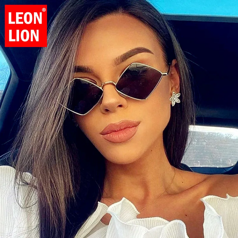 Top Trends: LeonLion Retro Cateye Sunglasses Women Luxury Sunglasses Women Prism Vintage Sun Glasses For Women Small Oculos De Sol Feminino Shoppable Styles