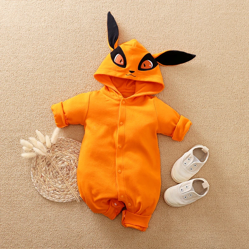 Top Trends: Anime Cosplay Clothes Halloween Costume Kurama Newborn Baby Boy Clothes Children Overalls Romper Onesie Jumpsuit Bodysuit Things Shoppable Styles