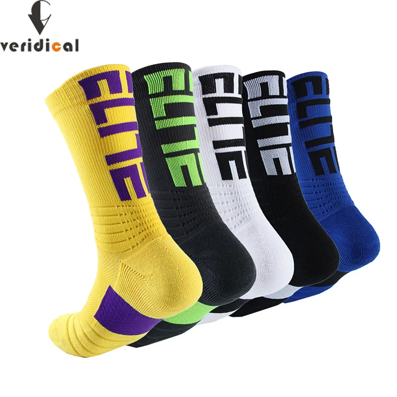 Top Trends: Elite Athletic Sport Socks Nylon Damping Bright Color Bike Running Football Outdoor Basketball Cycling Travel Socks Fashion Shoppable Styles