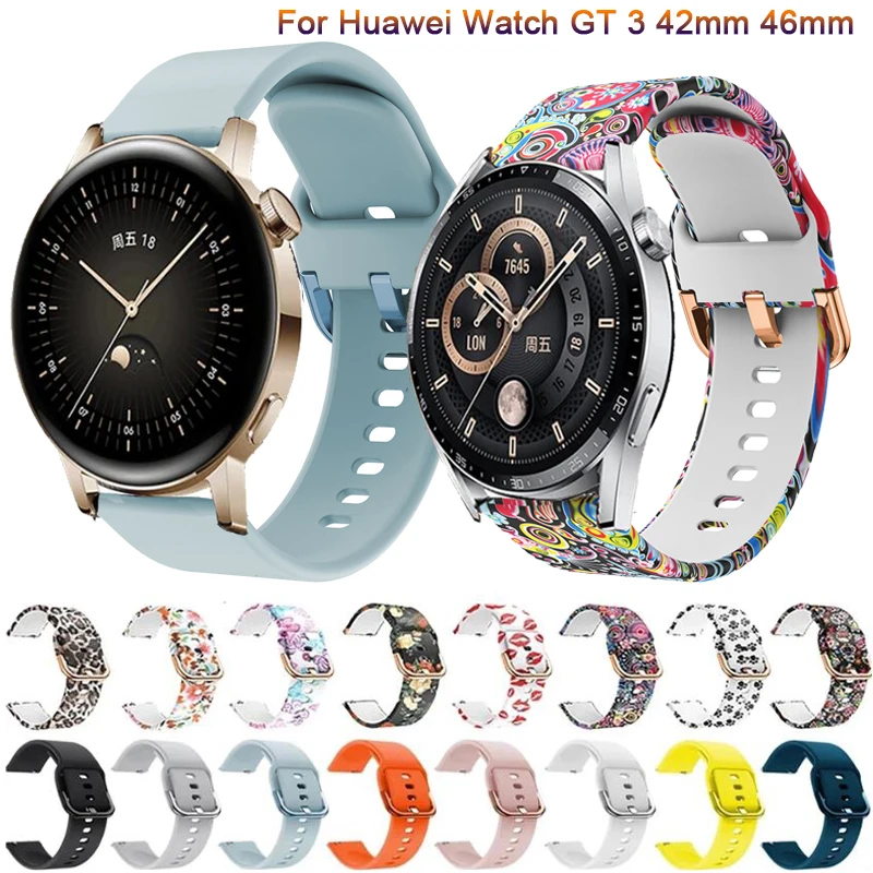 Top Trends: Silicone Band For Huawei Watch GT3 46mm 42mm Strap For GT2 46mm 42mm Wristband Bracelet For Amazfit GTR 3 Pro Smartwatch Correa Shoppable Styles