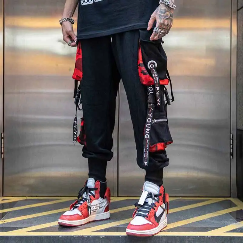 Top Trends: Prowow Streetwear Men's Cool Pants Pocket Loose Men HipHop New Fashion Joggers Pants Trousers Men Casual Fashion Pants Shoppable Styles