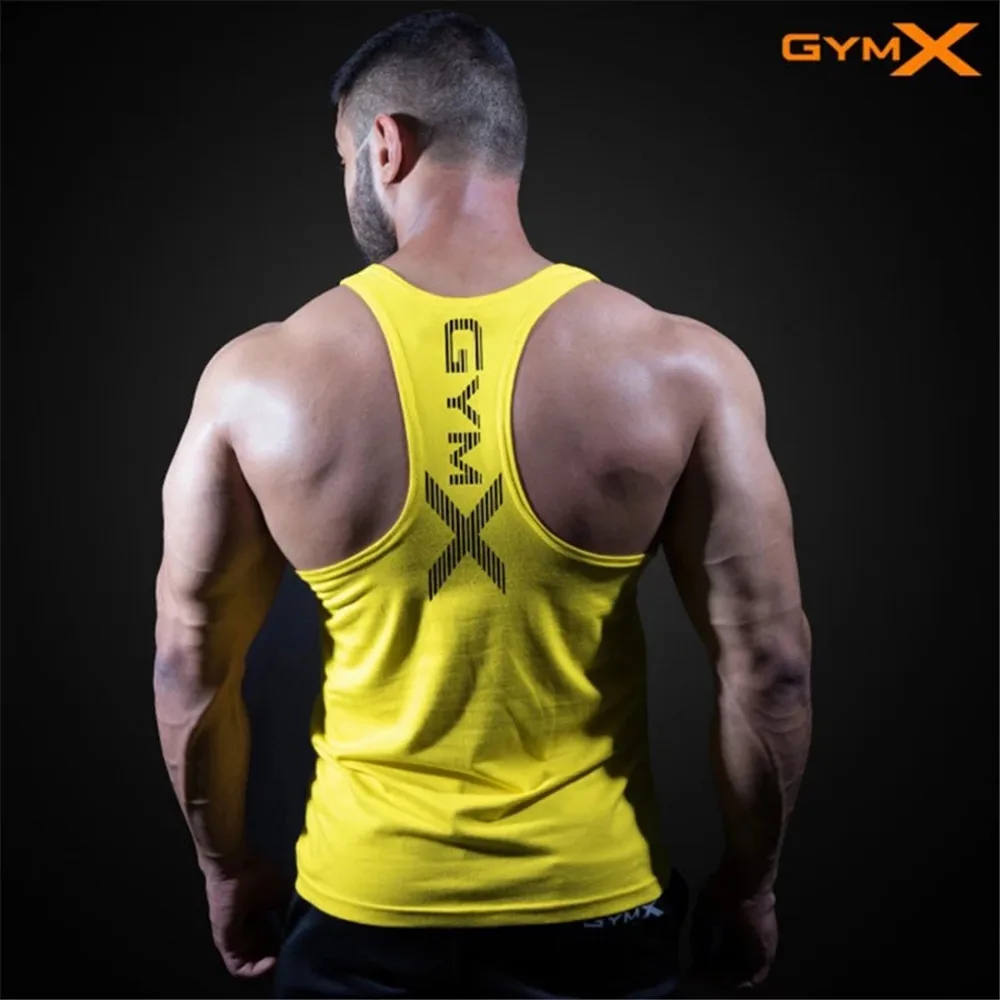 Top Trends: Men Bodybuilding Tight Cotton Tank Tops Summer Jogger Workout Sleeveless Shirt Man Sling Vest Male Gyms Fitness Brand Clothing Shoppable Styles