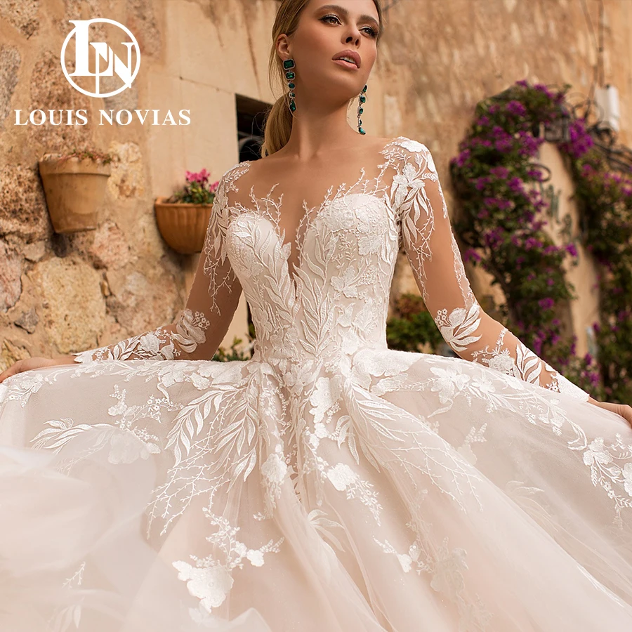 Top Trends: LOUIS NOVIAS Elegant Wedding Dresses For Women 2024 Illusion Backless Sweetheart Appliques Wedding Gown Vestidos De Novia Shoppable Styles