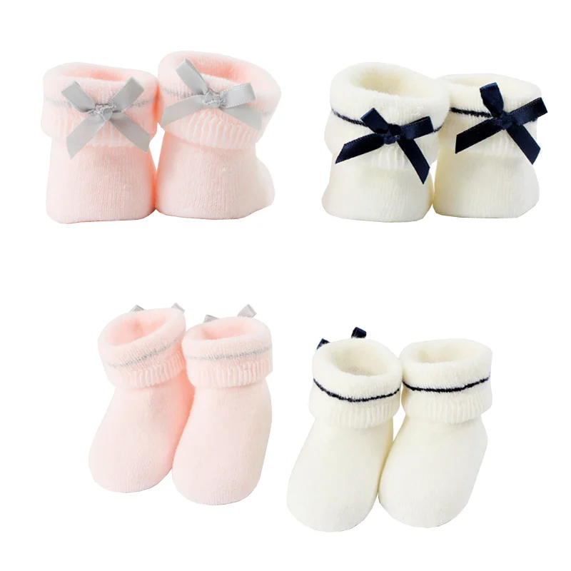 Top Trends: New Newborn Baby Bow Girls Baby Socks Casual Non-slip Girls Baby Foot Socks Shoppable Styles