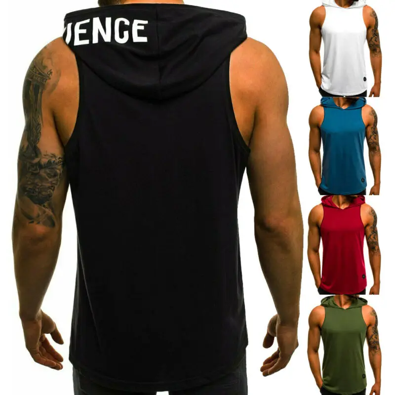 Top Trends: Men&#039;s Tank Tops Casual Sleeveless Hoodie Bodybuilding Workout Vest Muscle Fitness Shirts Male Jackets Top Shoppable Styles