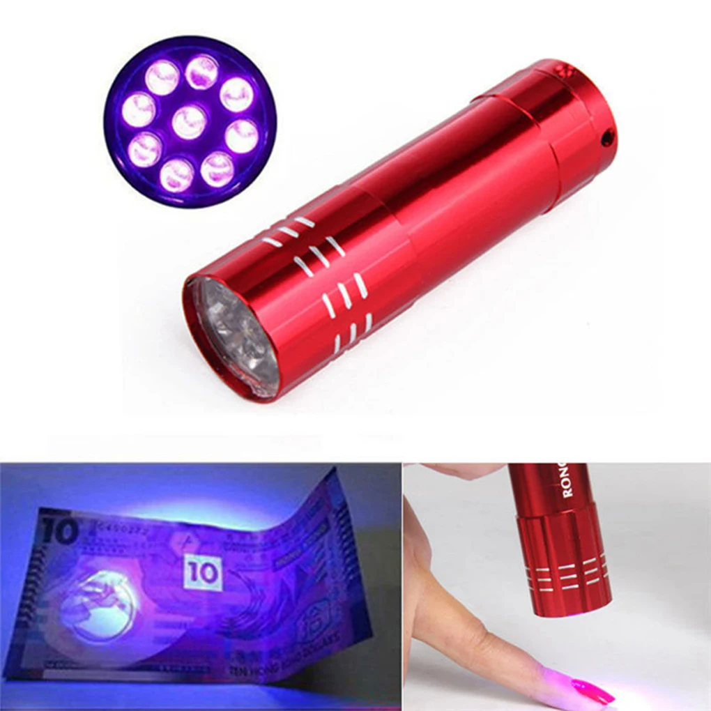 Top Trends: Mini UV Led Light UV LED Lamp Nail Dryer For Gel Nails 9 LED Flashlight Portability Nail Dryer Machine Nail Art Tools UV Light Shoppable Styles