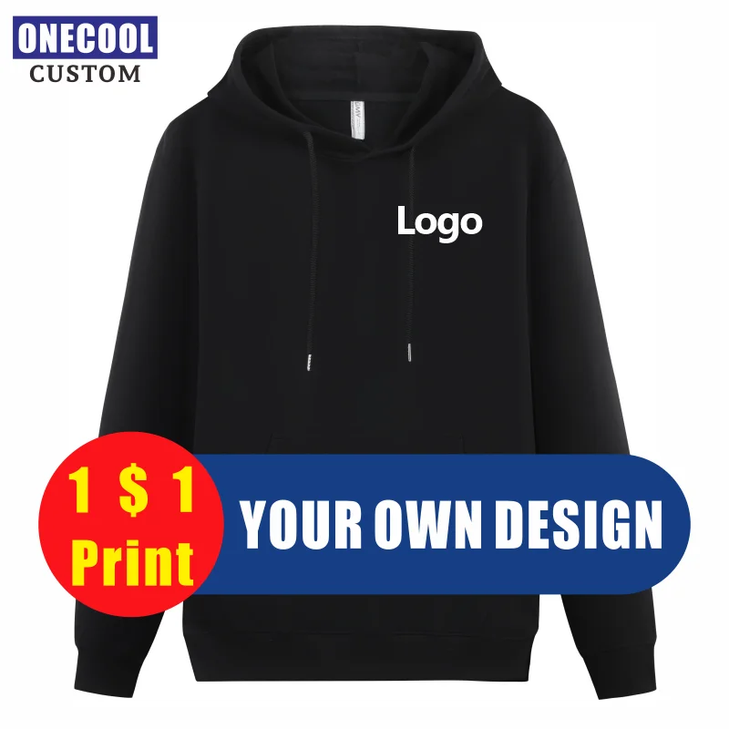 Top Trends: ONECOOL Fashion Hoodies Sweatshirt Custom Your OWN Design Brand Logo / Picture Men Women Print Embroidery Casual Hoody Clothing Shoppable Styles