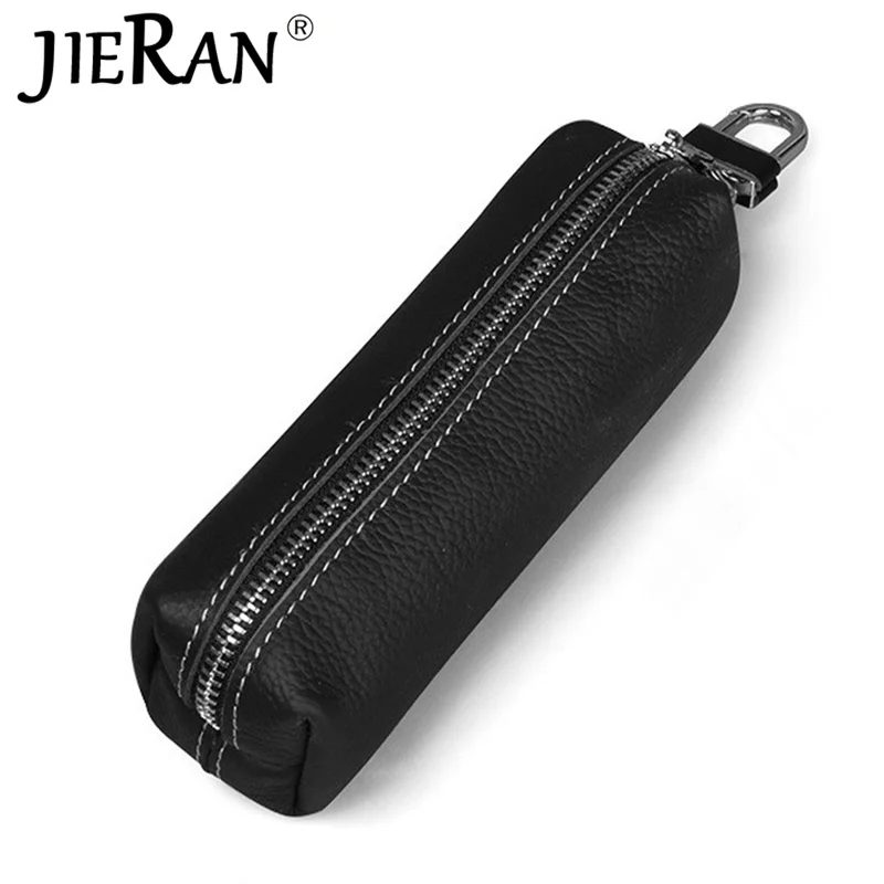 Top Trends: Key Bag Fashion Genuine Cow Leather Men Women Key Holder Top Quality Small Business Keys Case Women Housekeepers Purse Walllet Shoppable Styles