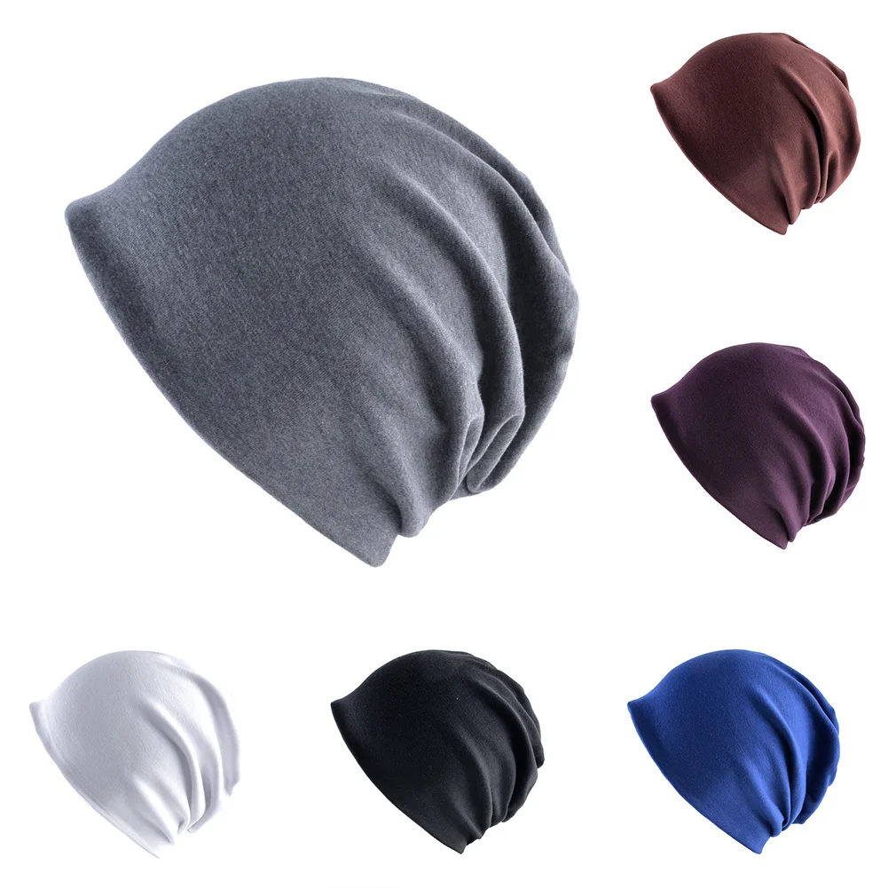 Top Trends: Solid Colour Bonnet Homme Winter Warm Knitting Hat Multicolor Skullies Beanies Caps For Men Women Style Cotton Hats Shoppable Styles