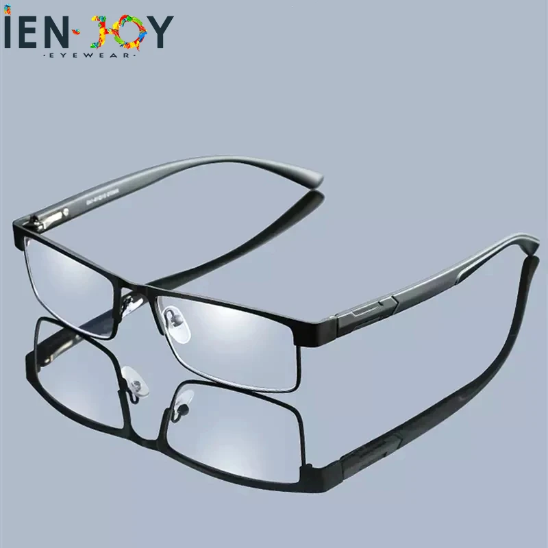 Top Trends: IENJOY Titanium Alloy Men Business Reading Glasses For Reader Mens Presbyopic Optical Glasses Metal Glasses Frame + 1.0 To + 4.0 Shoppable Styles