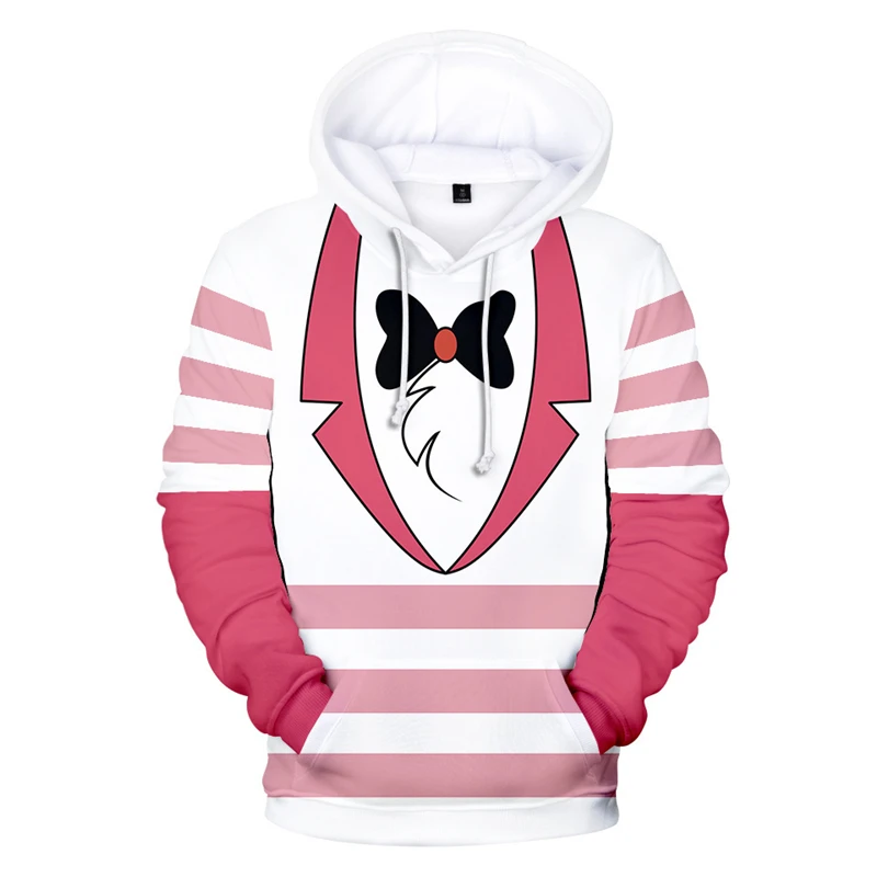 Top Trends: Hazbin Hoodie Cosplay Charlie Dust Costumes Vaddie Sweatshirt Hotel 3D Printing Hooded Cosplay Costume Adult Kids Shoppable Styles - Image 2