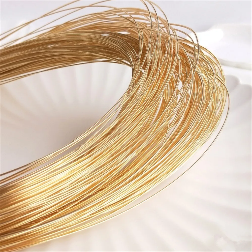 Top Trends: 14K Gold Plated Semi-hard Wire Not Peeling Gold Wire Manual Winding Diy First Jewelry Material Shoppable Styles