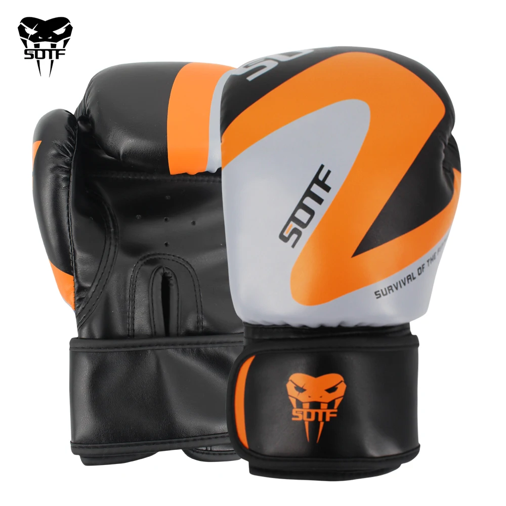 Top Trends: SUOTF MMA Fierce Fighting Boxing Sports Leather Gloves Tiger Muay Thai Boxing Pads Fight Women / Men Sanda Boxe Thai Glove Box Shoppable Styles - Image 3