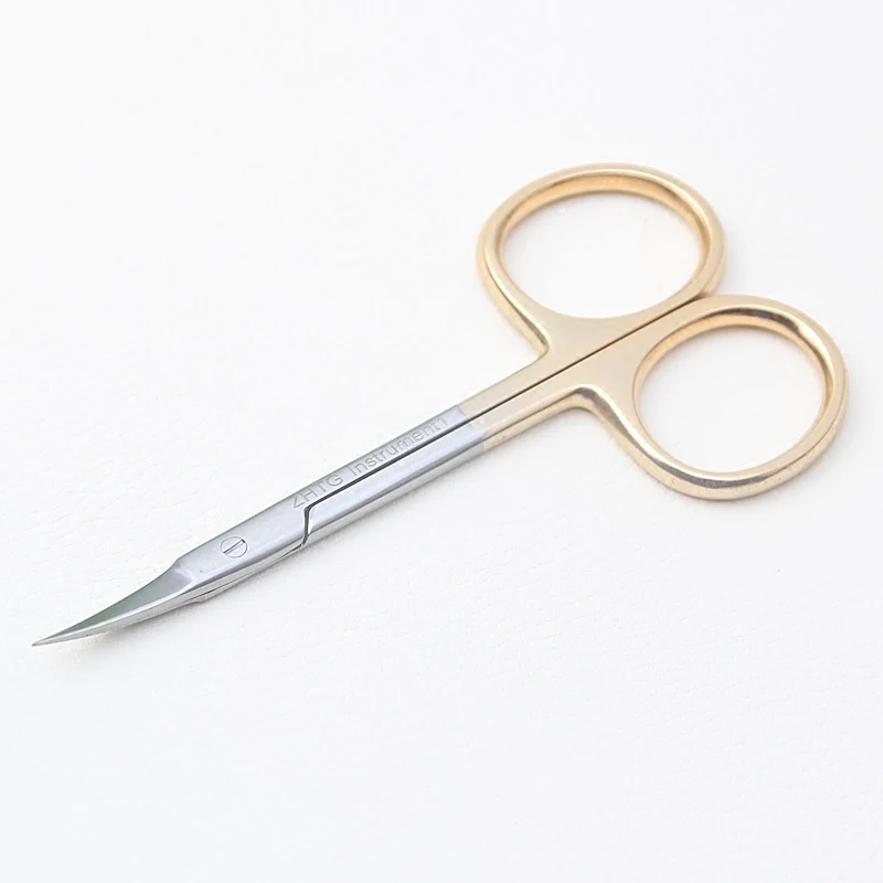 Top Trends: Korean Style Double Eyelid Scissors With Gold Handle Stainless Steel Fine Sharp Instruments Beauty Scissors Shoppable Styles