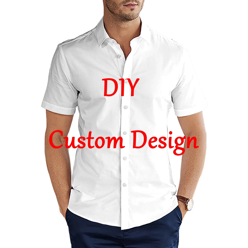 Top Trends: DIY Custom Design Hawaiian Beach Summer Fashion Short Sleeve Shirt Print 3d Mens Shirt Harajuku Tee Shirts Drop Shipping Shoppable Styles