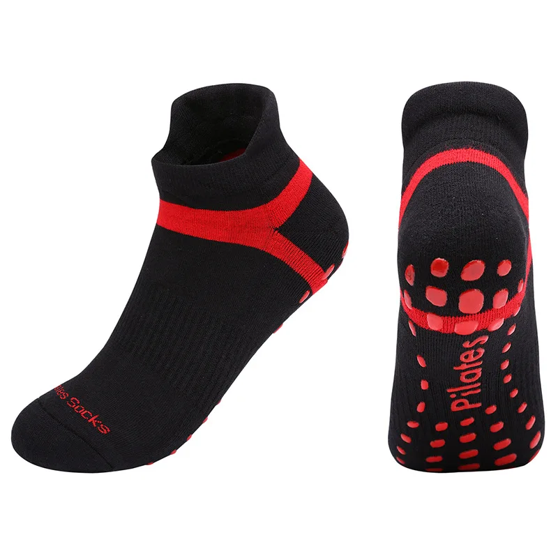 Top Trends: Plus Size Yoga Pilates Socks Women Men Sport Terry Cotton Anti-Slip Compression Fitness Gym Dance Playground Floor Ankle Sock Shoppable Styles