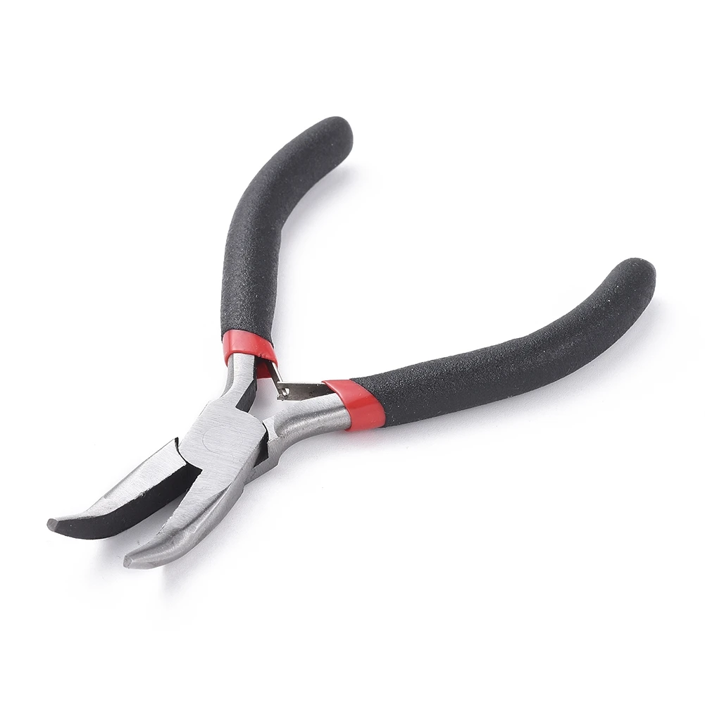 Top Trends: Jewelry Pliers Bent Nose Plier Carbon-Hardened Steel Handmade Craft Jewelry Making Tools 12.5cm Long Shoppable Styles