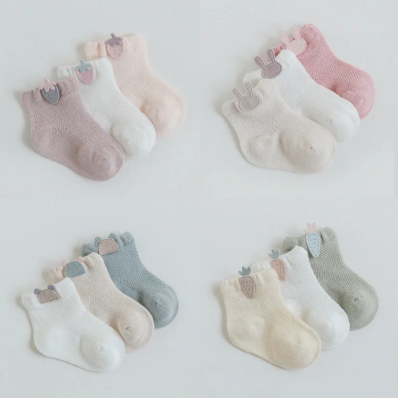 Top Trends: New 3Pairs / lot Infant Baby Socks Winter Autumn Baby Socks For Girls Cotton Newborn Baby Boy Socks Toddler Baby Boys Accessories Shoppable Styles