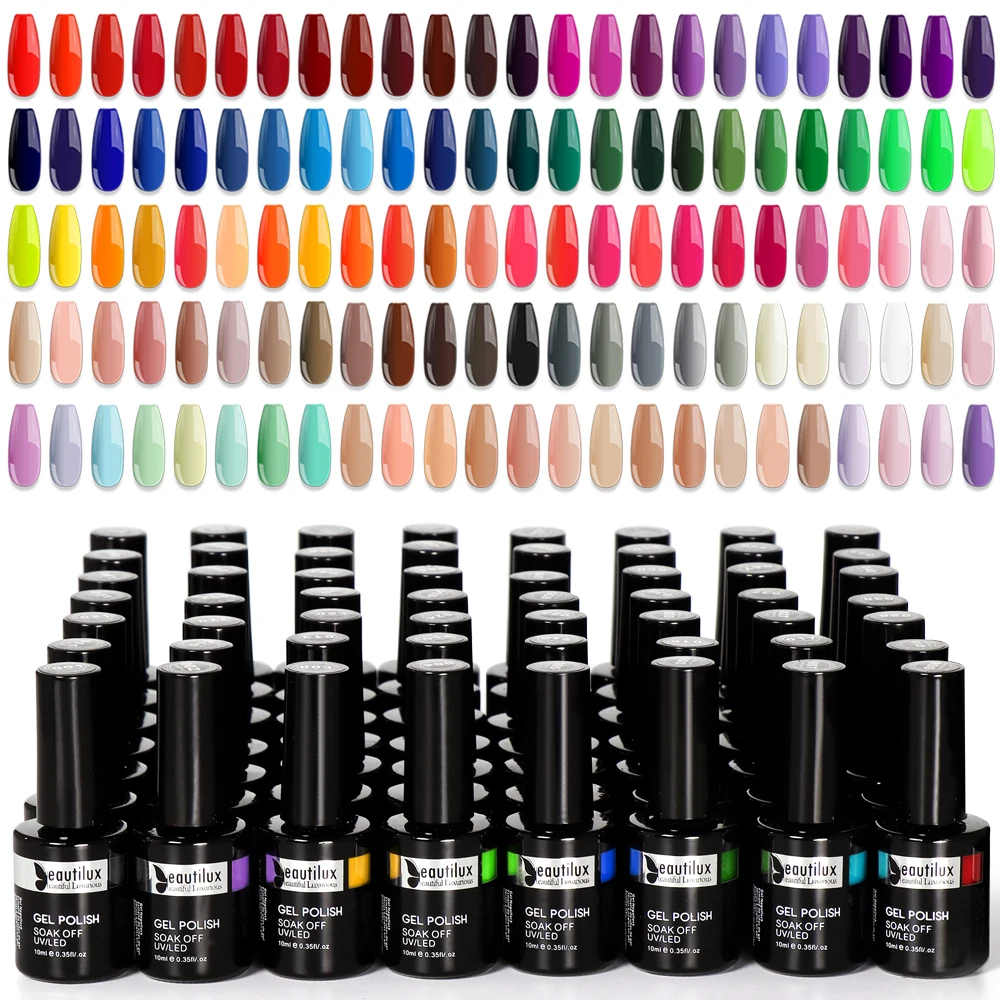 Top Trends: Beautilux 30pcs Soak Off UV LED High Pigment Gel Nail Polish Nails Art Gel Polish Lacquer Nail Supplies For Professionals Shoppable Styles