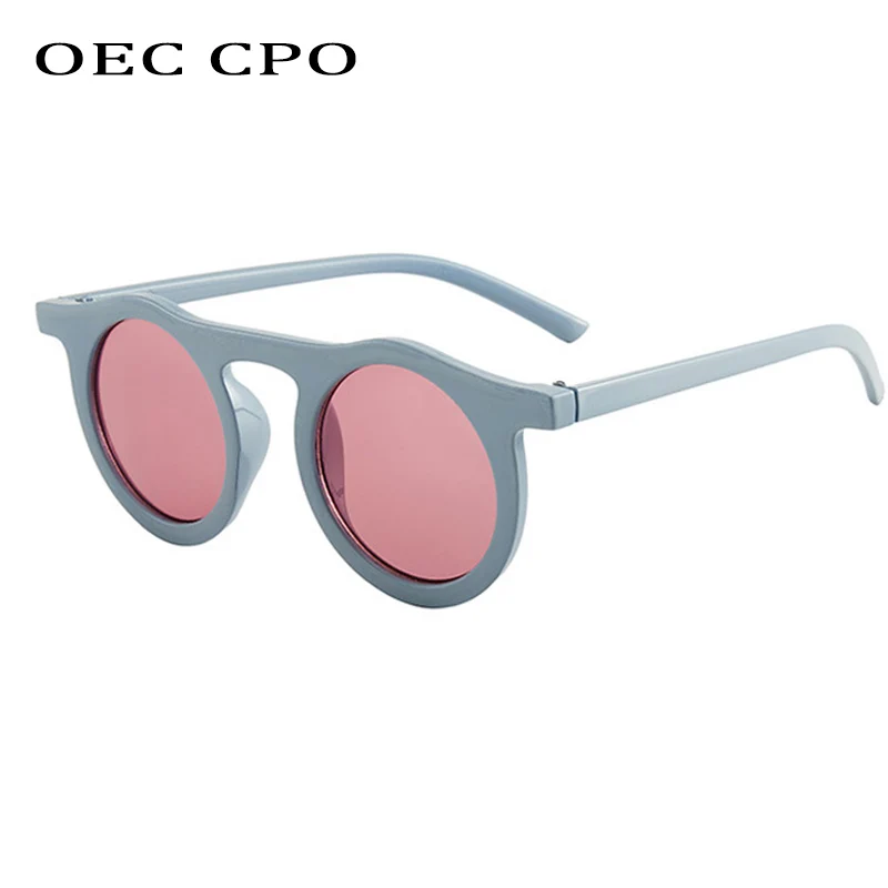 Top Trends: OEC CPO Classic Round Sunglasses Men Women Fashion Small Frame Sun Glasses Female Plastic Glasses Unisex Eyewear UV400 O626 Shoppable Styles