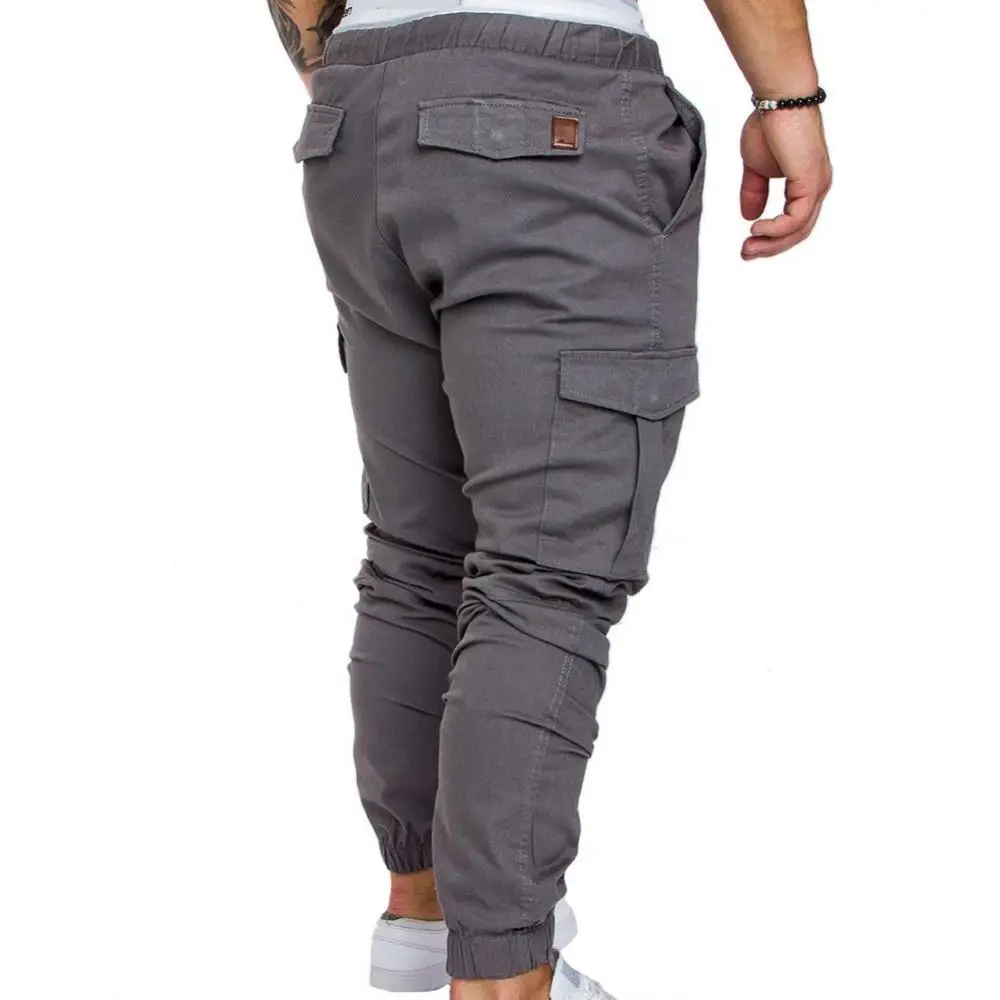 Top Trends: 50%HOT2022 New Men's Casual Jogging Pants Solid Color Pocket Pants Sports Pants Men's Trousers Street Hip Halen Jogging Pants Shoppable Styles - Image 5