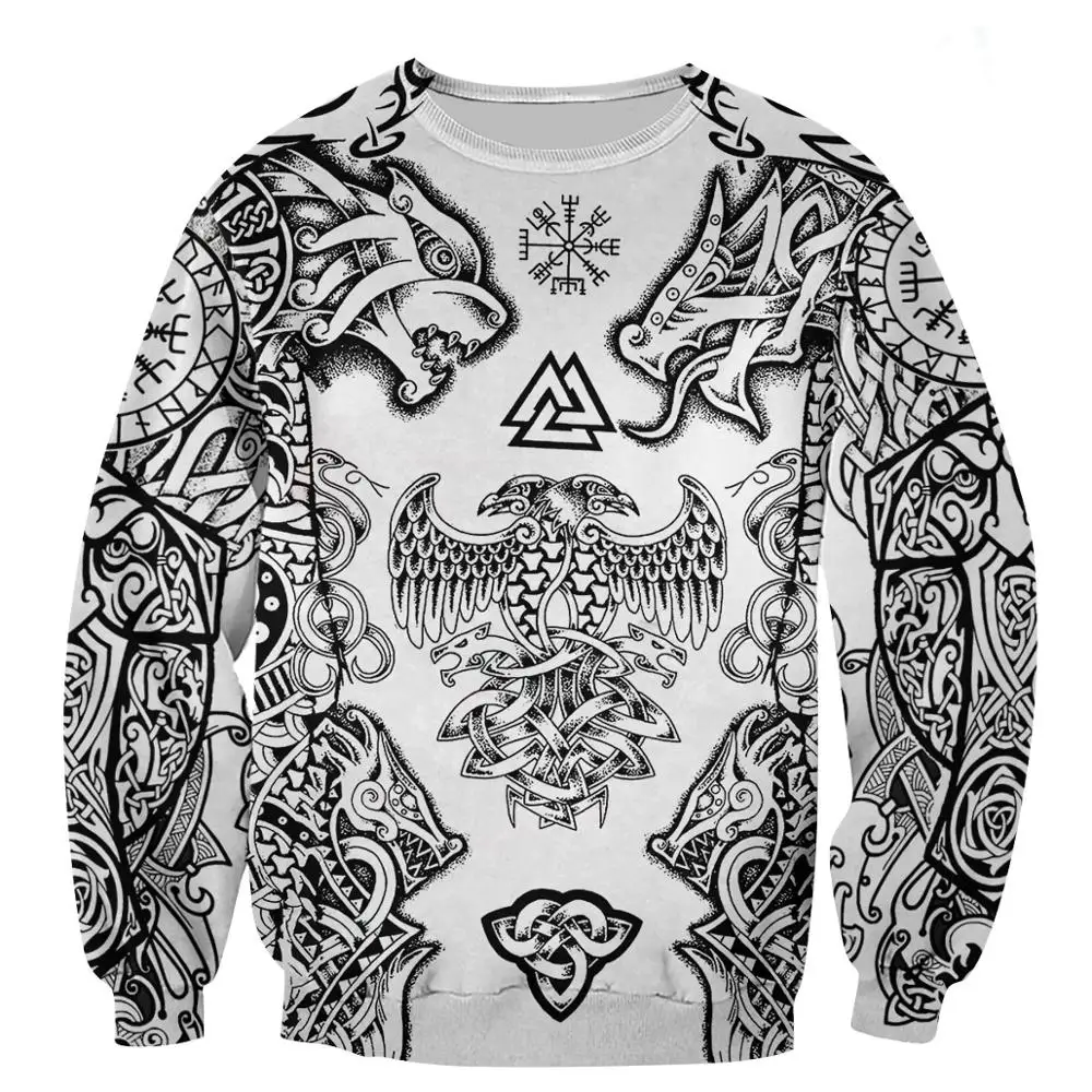 Top Trends: Beautiful Wolf And Tattoo 3D Printed Hoodie Harajuku Fashion Sweatshirt Unisex Casual Jacket Pullover Sudadera Hombre DW093 Shoppable Styles - Image 5