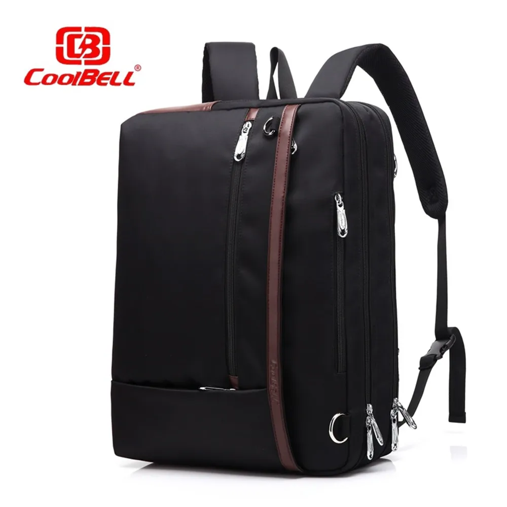 Top Trends: Convertible Backpack Shoulder Messenger Business Briefcase Leisure Handbag Waterproof Travel Fits 17.3 Inch Laptop Backpack Shoppable Styles