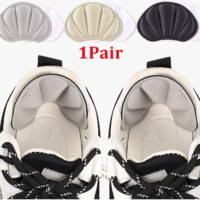 Top Trends: 1Pair Sponge Breathable Heel Pads Sprots Shoes Pads Sticker Foot Pain Relief Blisters Cushion Women Insoles Pad Cutiing Size Shoppable Styles