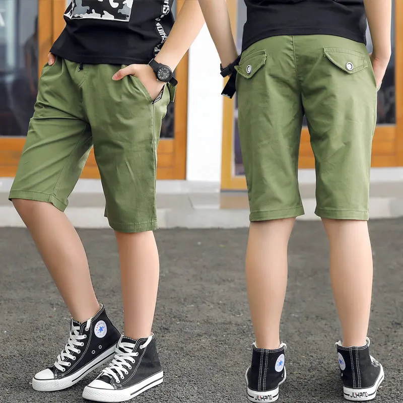 Top Trends: IENENS Summer Kids Baby Boys Jeans Clothes Cotton Shorts Pants Elastic Waist Short Trousers Children Boy Casual Clothing Pants Shoppable Styles