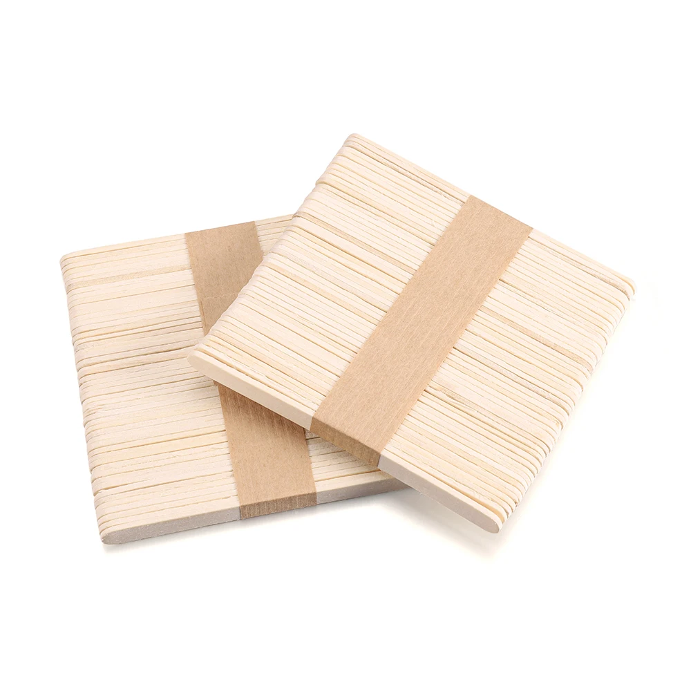 Top Trends: 50-150Pcs Wooden Stirring Stick For Epoxy Resin Mold Popsicle Ice Cream Sticks Jewelry Making Handmade Craft Tools Supplies Shoppable Styles