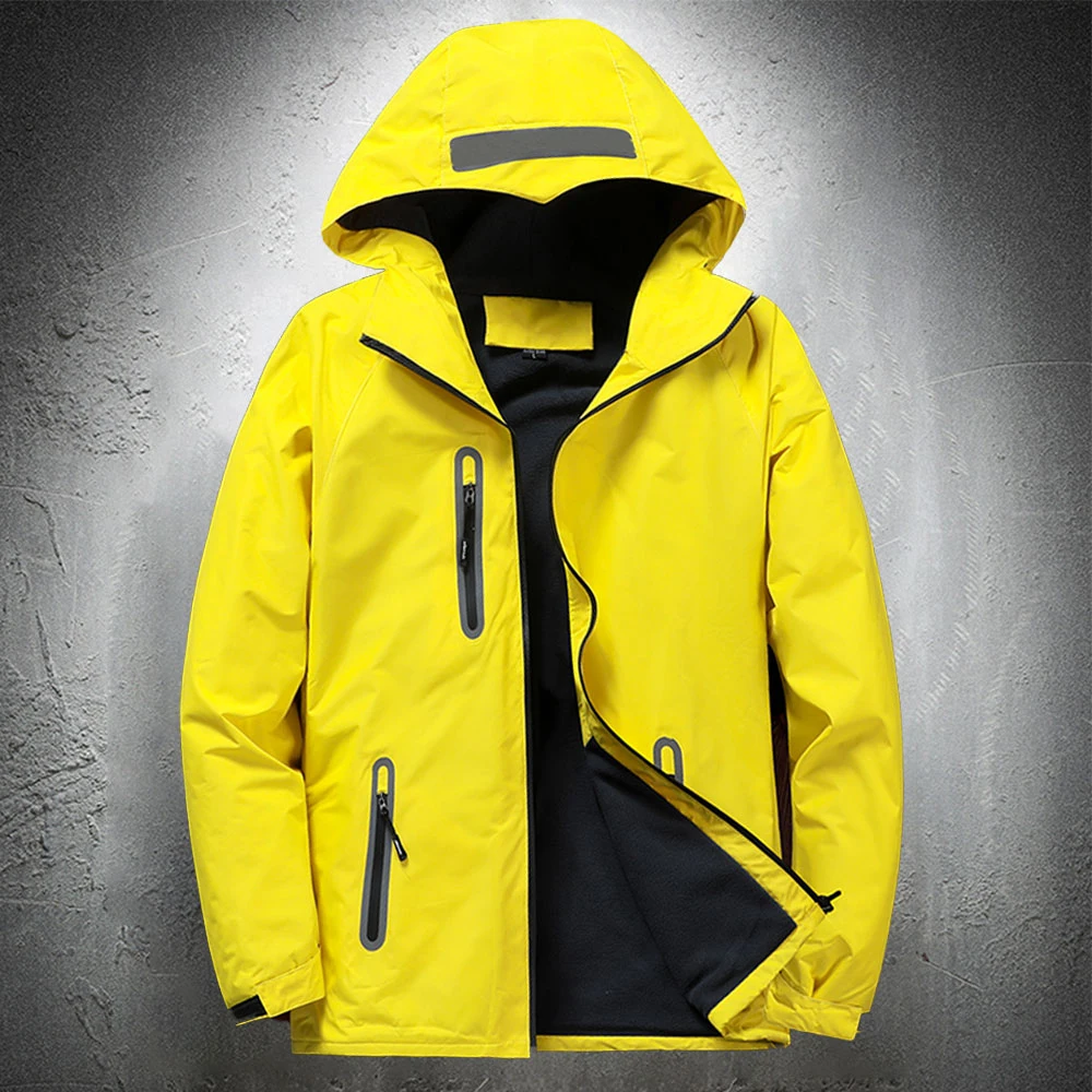 Top Trends: 2023Men Autumn Thin Outdoor Jacket Waterproof Jacket Outwear Windbreaker Reflective Article Jackets For Men Rain Shoppable Styles