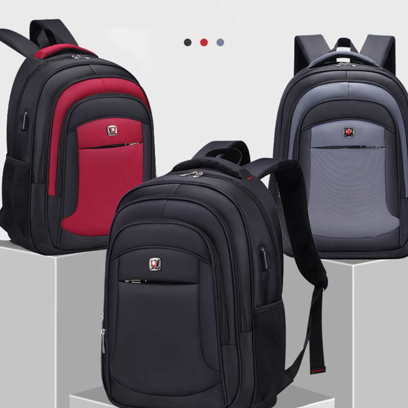 Top Trends: New USB Charging Male Backpacks For Teenagers High Quality School College Students Bag Notebook Computer Bag Large Capacity Bags Shoppable Styles