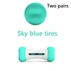 Sky blue tires