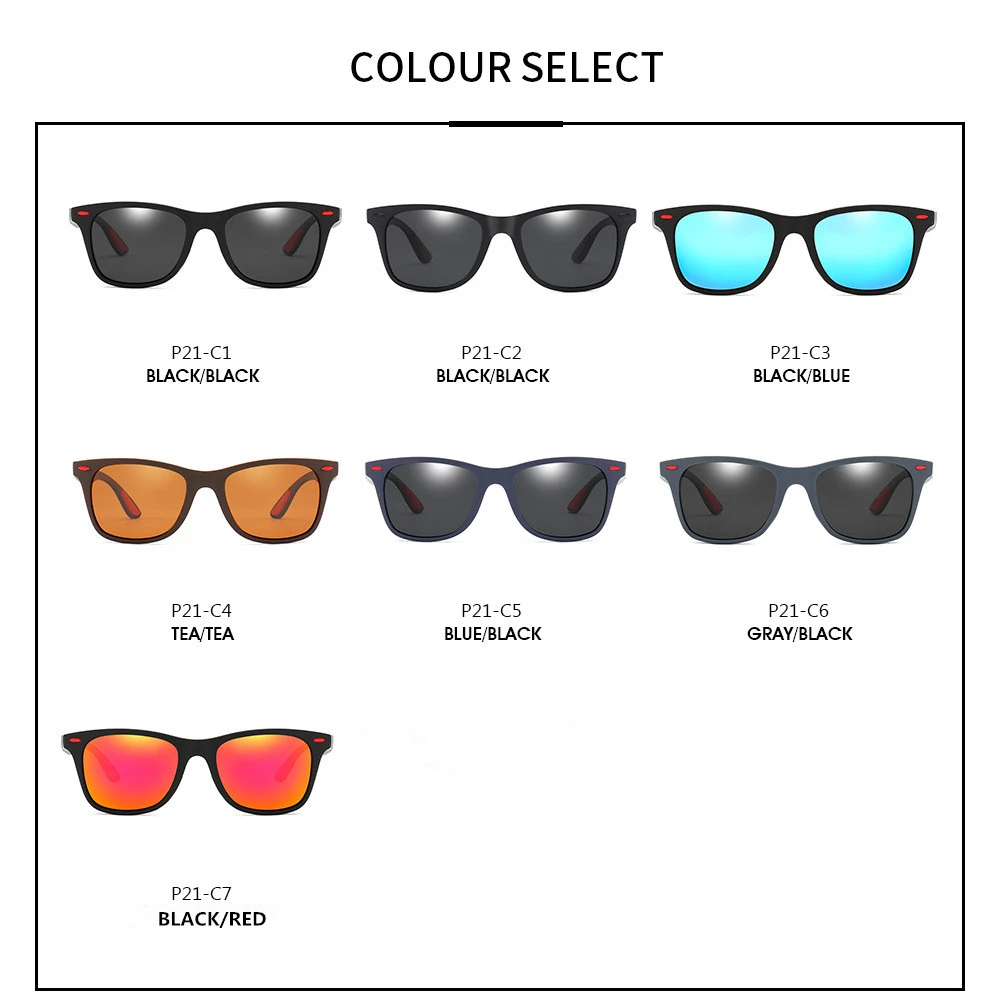 Top Trends: Classic Polarized Sunglasses Men Women Brand Design Driving Square Frame Sun Glasses Male Goggle UV400 Gafas De Sol Shoppable Styles - Image 4