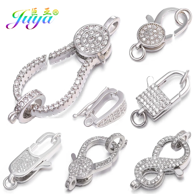 Top Trends: Juya DIY Pearls Findings Decorative Fasteners Supplies Screw Lobster Clasp Accessories For Women Needlework Beads Jewelry Making Shoppable Styles