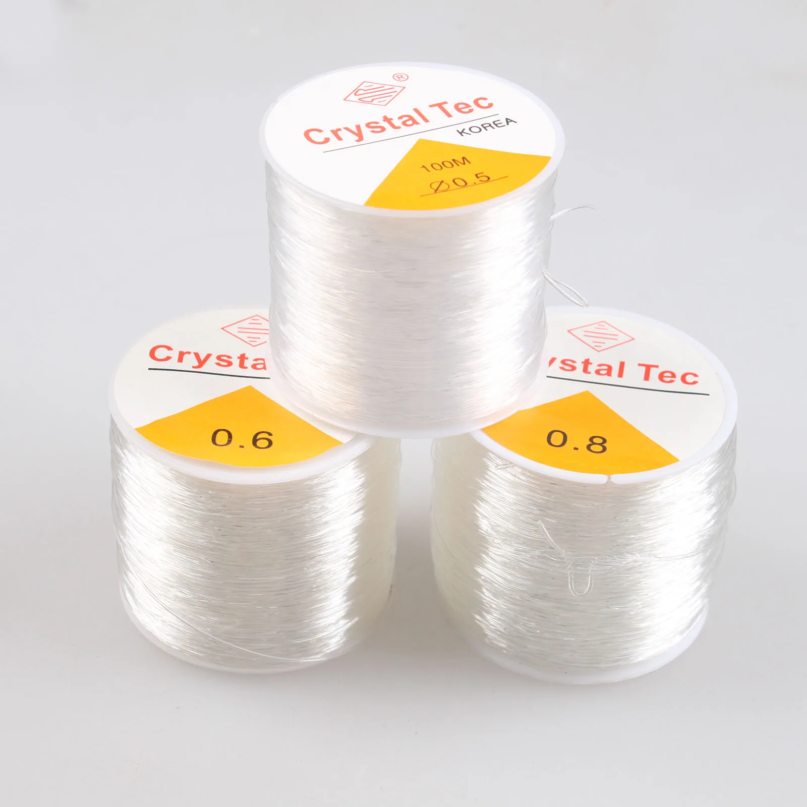 Top Trends: Crystal String Rubber Elastic Thread 0.5 0.6 0.7 0.8 1.0mm Jewelry Findings Beading Line For Diy Bracelets Jewelry Making Shoppable Styles