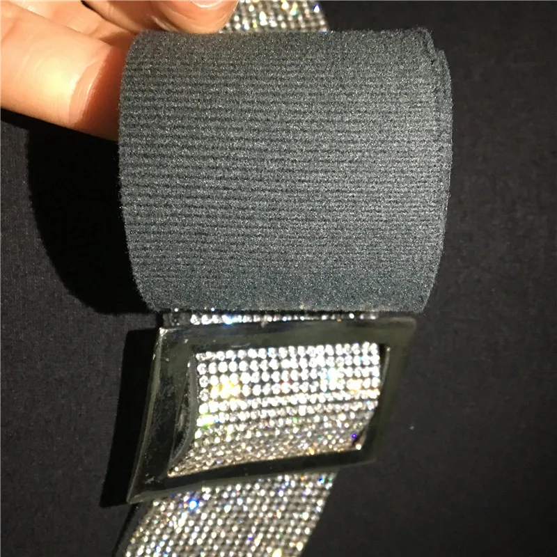 Top Trends: Fashion Sparkly Rhinestone 110 Cm Waist Belt Adjustable Width Belts For Women Hot Selling Hight Street Night Party Accessories Shoppable Styles - Image 5