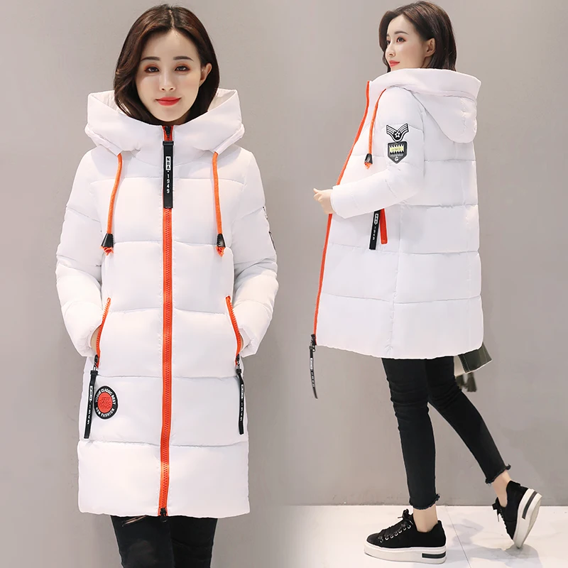 Top Trends: Parka Women 2019 Winter Jacket Women Coat Hooded Outwear Female Parka Thick Cotton Padded Lining Winter Female Basic Coats Shoppable Styles