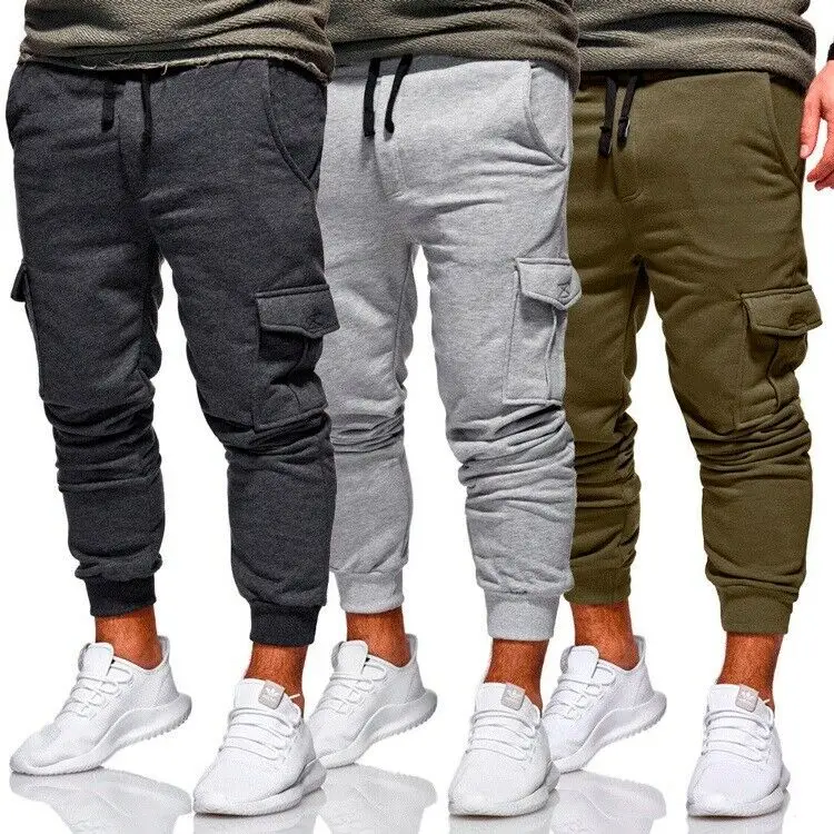 Top Trends: Men Casual Tracksuit Loose Sport Fit Jogging Joggers Sweat Cargo Pants Trousers Plus Size M-3XL Shoppable Styles