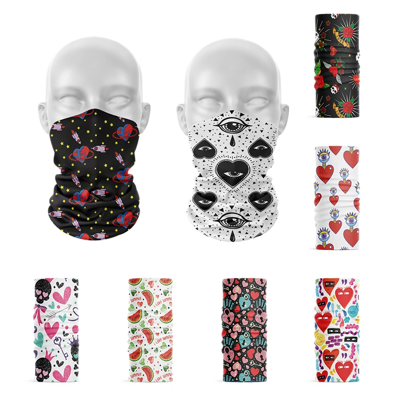 Top Trends: New 3D Printed Skull Headscarf Women Headband Hair Accessories Funny Kerchief Scarf Bandana UV Protection Face Cover Head Wraps Shoppable Styles