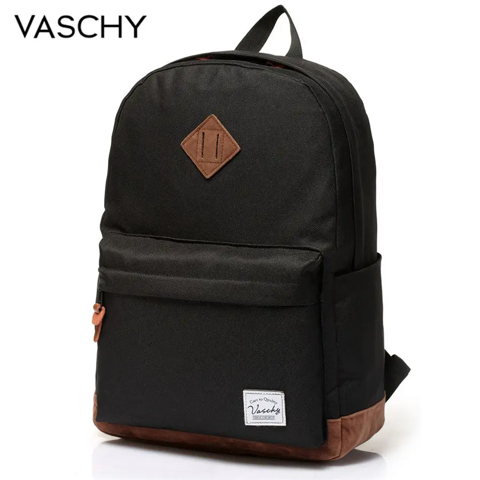 Top Trends: Backpack For Men And Women VASCHY Unisex Classic Water Resistant Rucksack School Backpack 15.6Inch Laptop For TeenageR Shoppable Styles