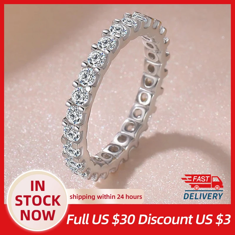 Top Trends: S925 Silver Rings For Women Cubic Zirconia Ring Bridal Wedding Engagement Trendy Jewelry Shoppable Styles